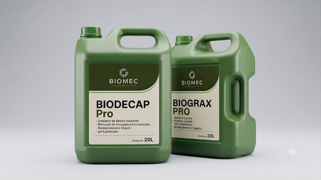 BIODECAP Pro — preparação de superfície para pintura industrial da BIOMEC, Sertãozinho SP